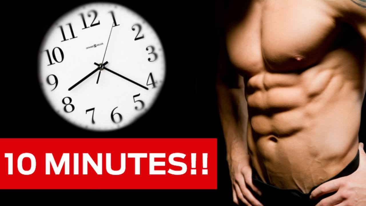 10 Minute Stubborn Stomach Fat Workout (Video)