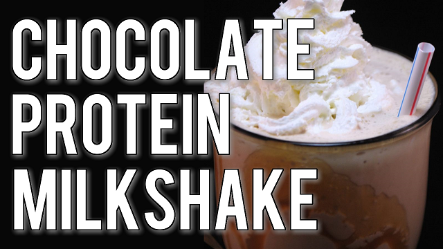 Chocolate Protein Milkshake (Video)