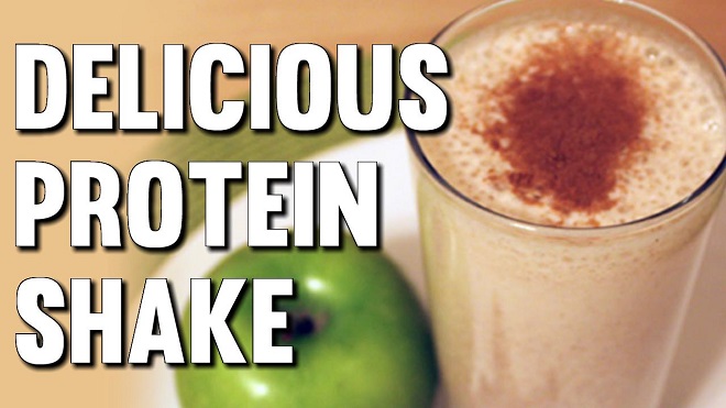 Apple Pie Protein Shake Recipe (Video)
