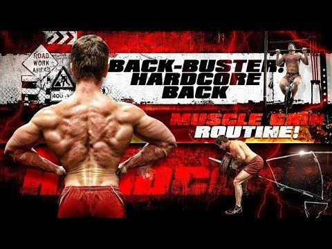 BACK BUSTER! Hardcore BACK Muscle Gain Routine! (Video)