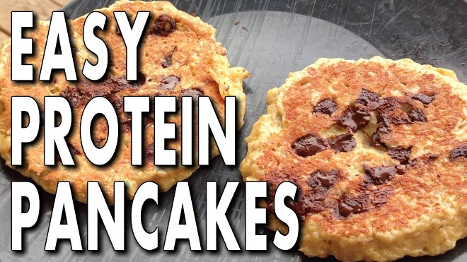 The Easiest Bodybuilding Protein Pancakes Recipe (Video)