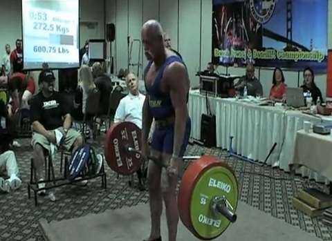 Bob Gaynor: 63 Year Old Deadlifts 672 Pounds! (Video)