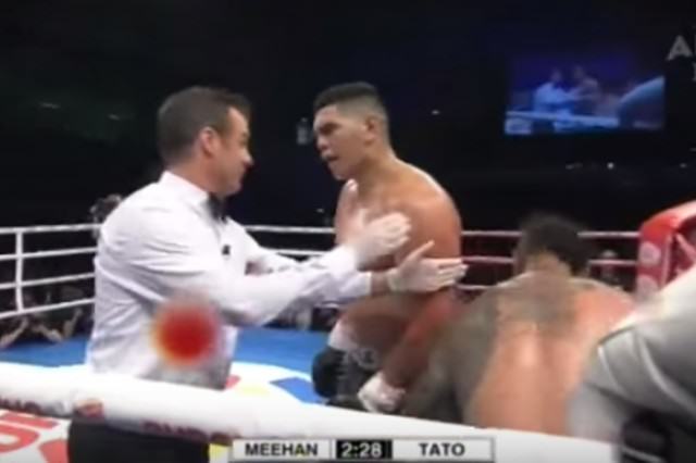 Boxer Begs Referee to “Stop the F***ing Fight!” After Absolutely Destroying His Helpless Opponent (Video)