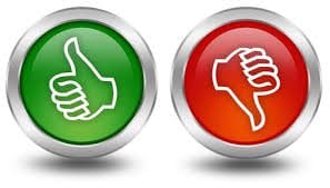 thumbs up or down